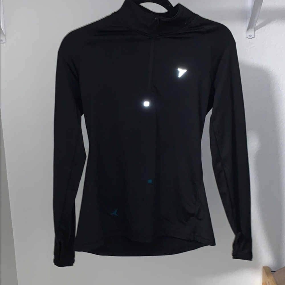 Reflective Logo Old Navy Active Black Half ZIP